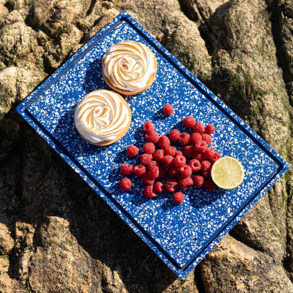 Plateau de présentation en coquillages recyclés