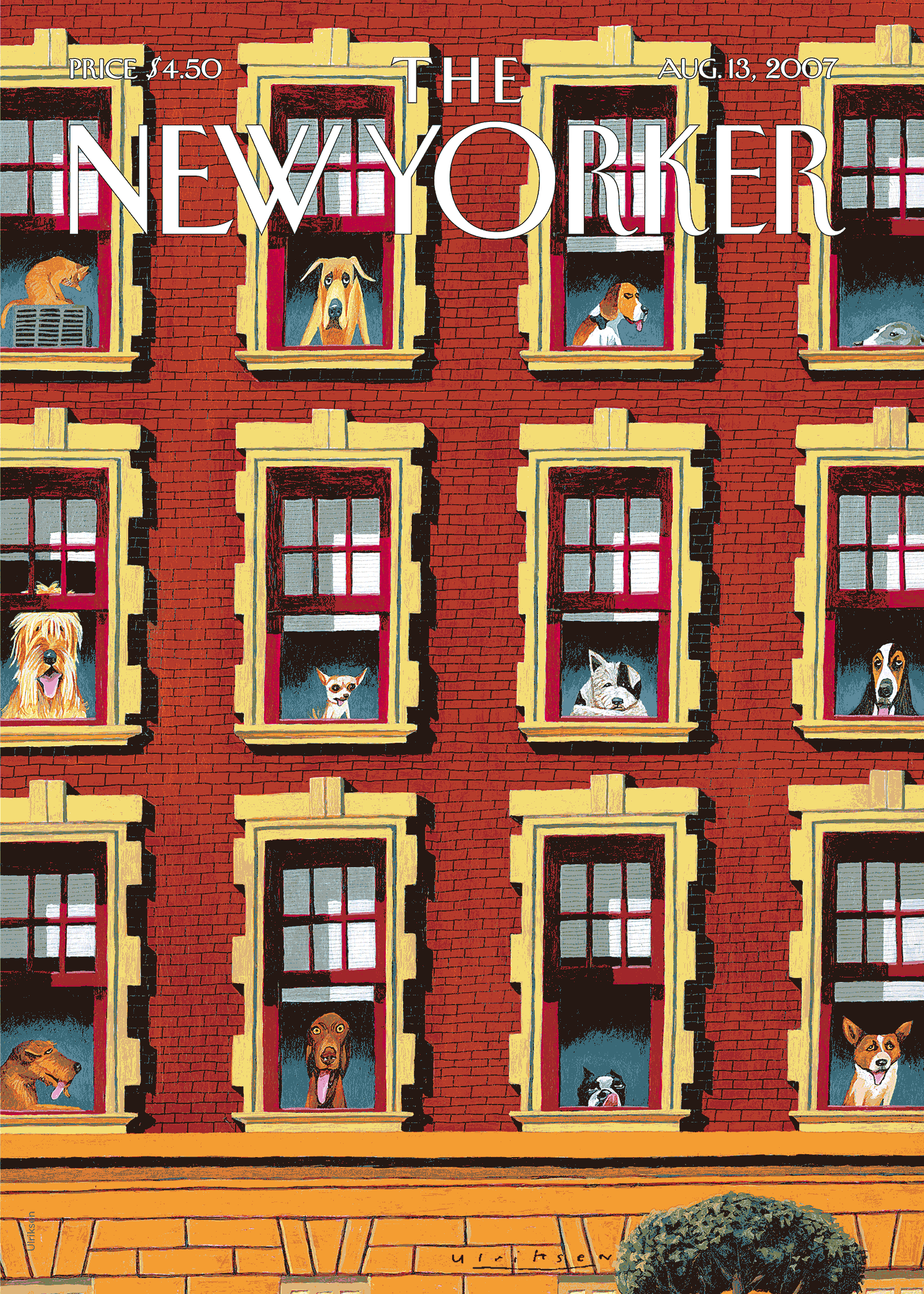 Affiche THE NEWYORKER - Mark Ulriksen - Hot Dogs
