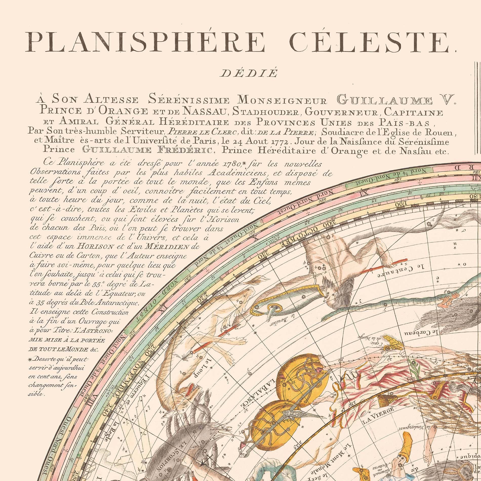 Affiche : Planisphère Céleste