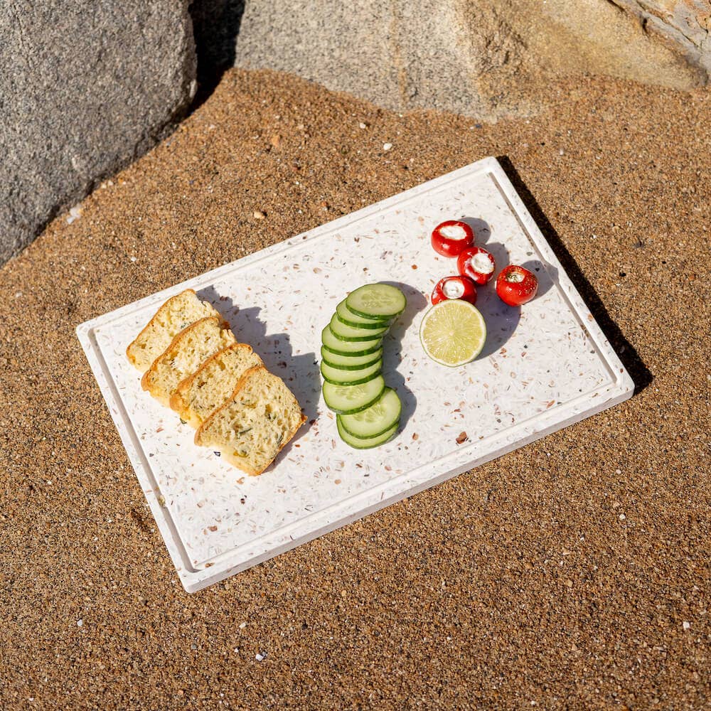 Plateau de présentation en coquillages recyclés