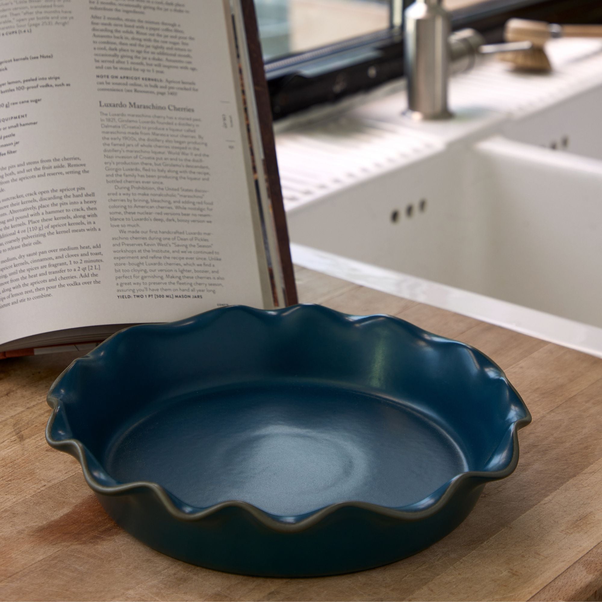 Plat à tarte Stacked - bleu - 27cm