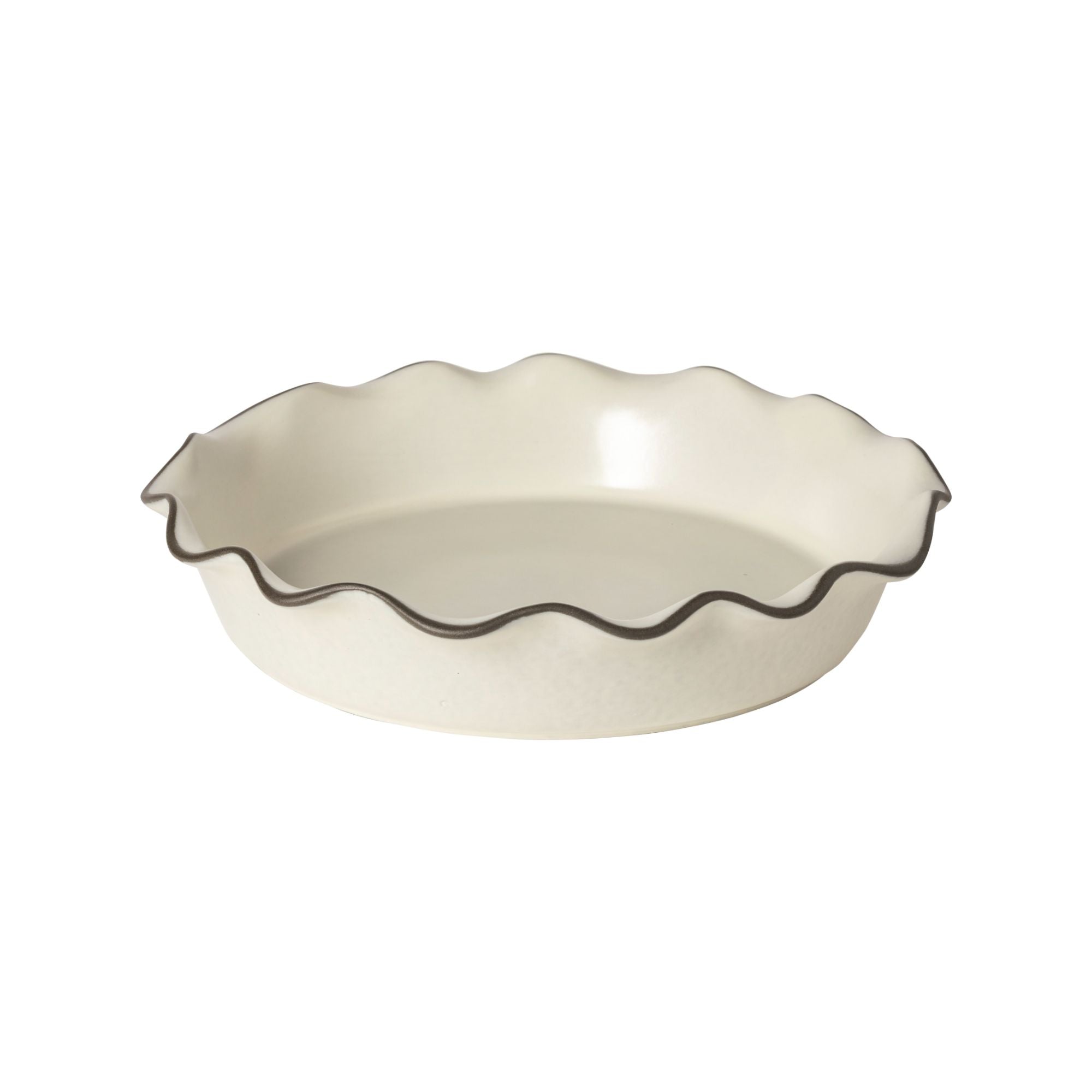 Plat à tarte Stacked - blanc cassé - 27cm