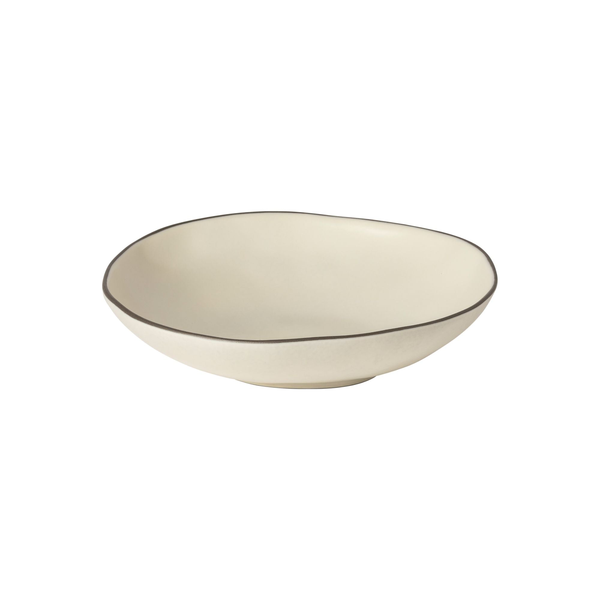 Assiette creuse Stacked - blanc cassé - 23cm
