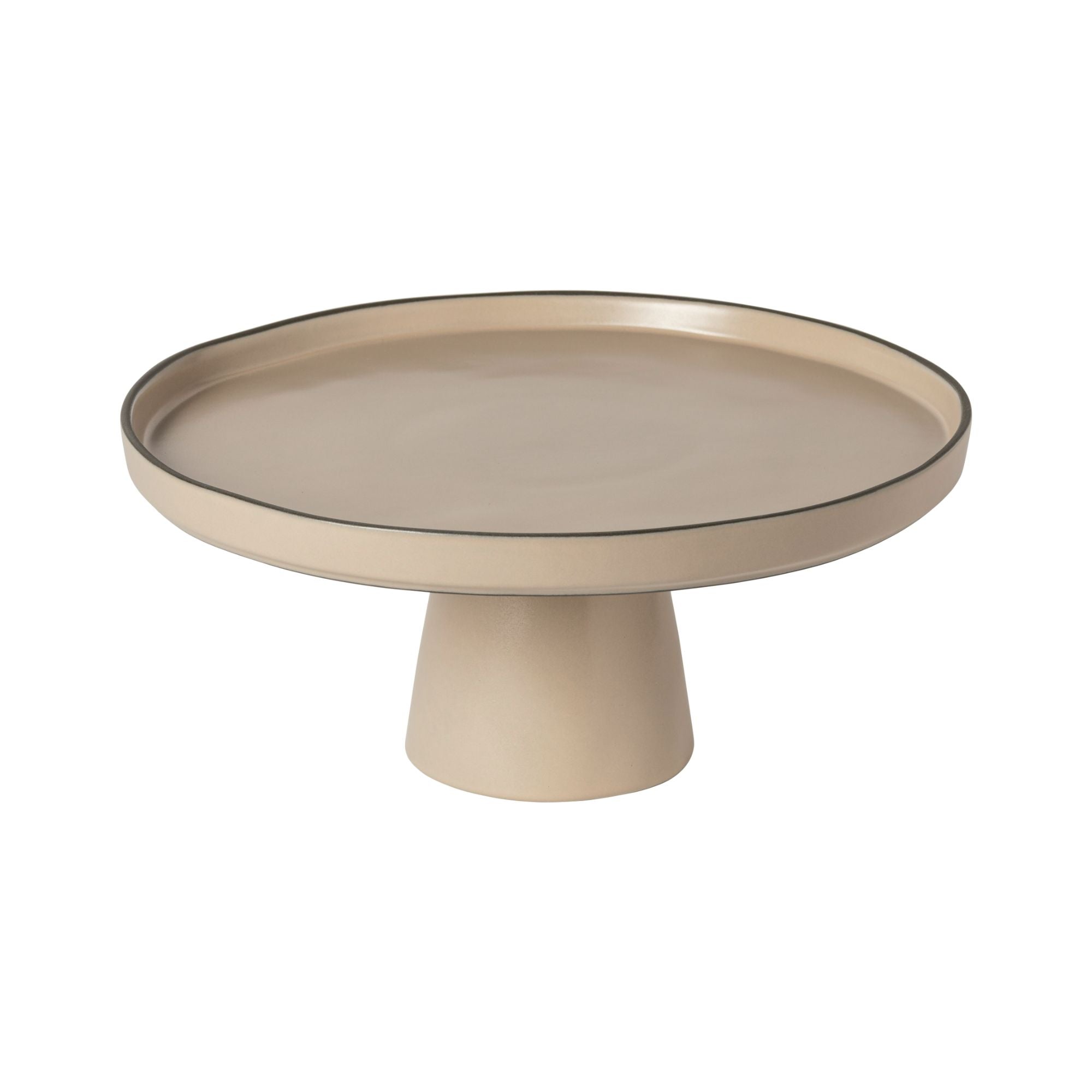 Support de présentation à pied Stacked - crème - 28 cm