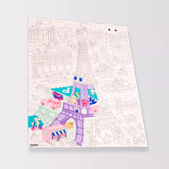 COLORIAGE POCKET - TOUR EIFFEL