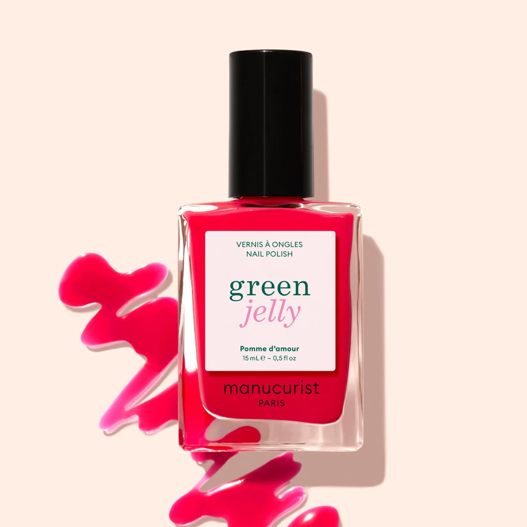 Vernis à ongles Green Jelly - Pomme d'amour 15ml