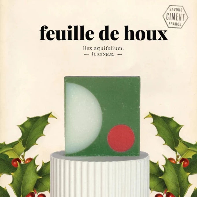 Savon Feuille de houx Certifié bio - Bois de citronnier