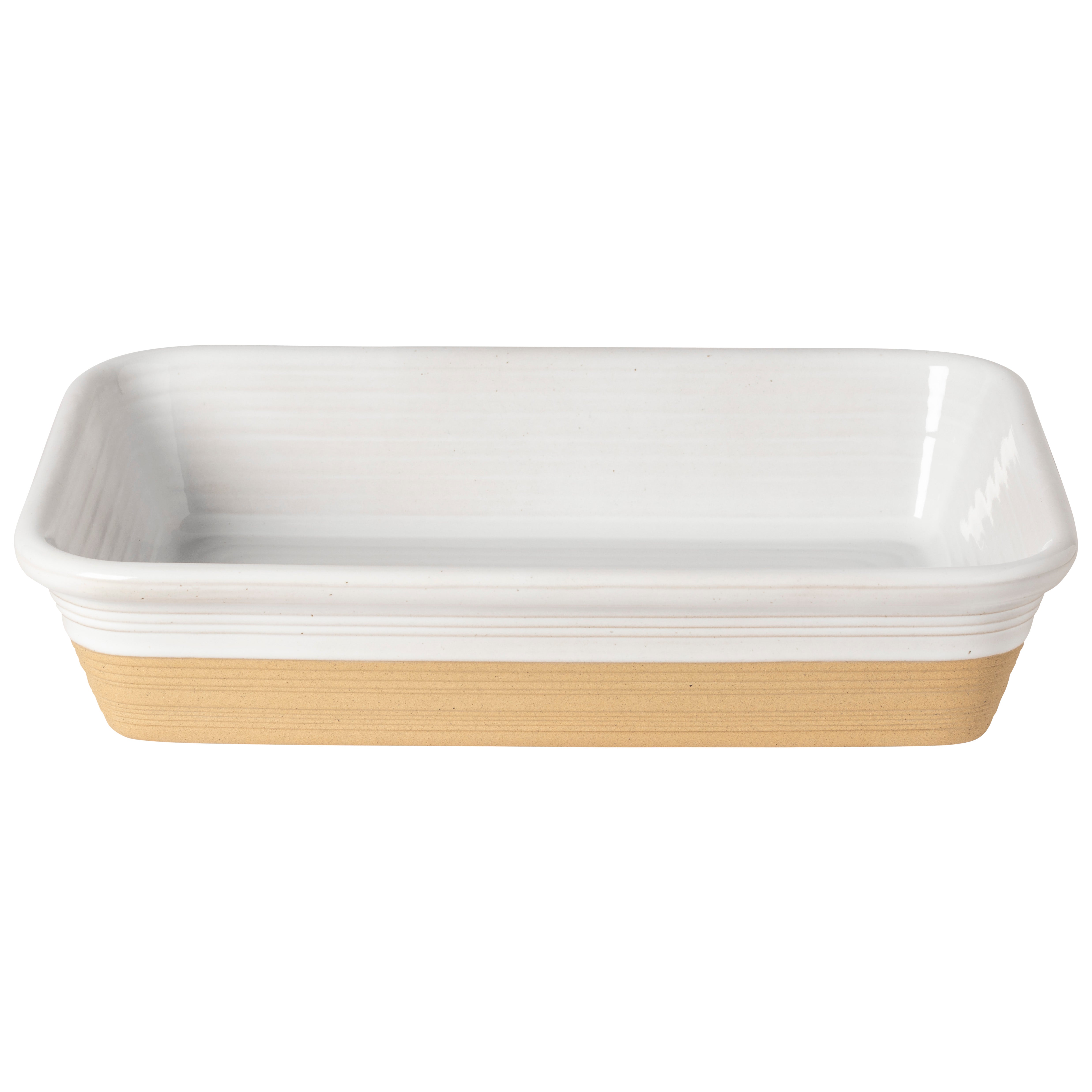 Plat de cuisson rectangulaire Scotia - 35 cm - Blanc