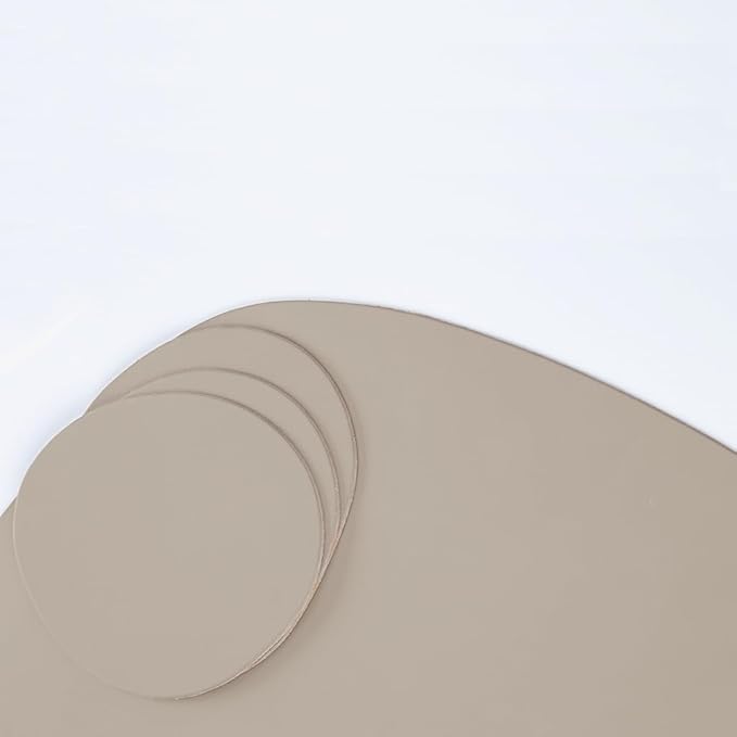 Dessous de verre x 4 Beige