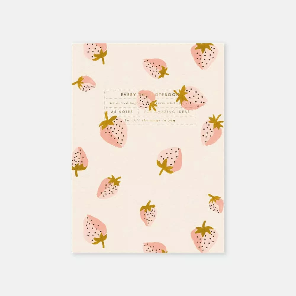 Carnet A5 Strawberries