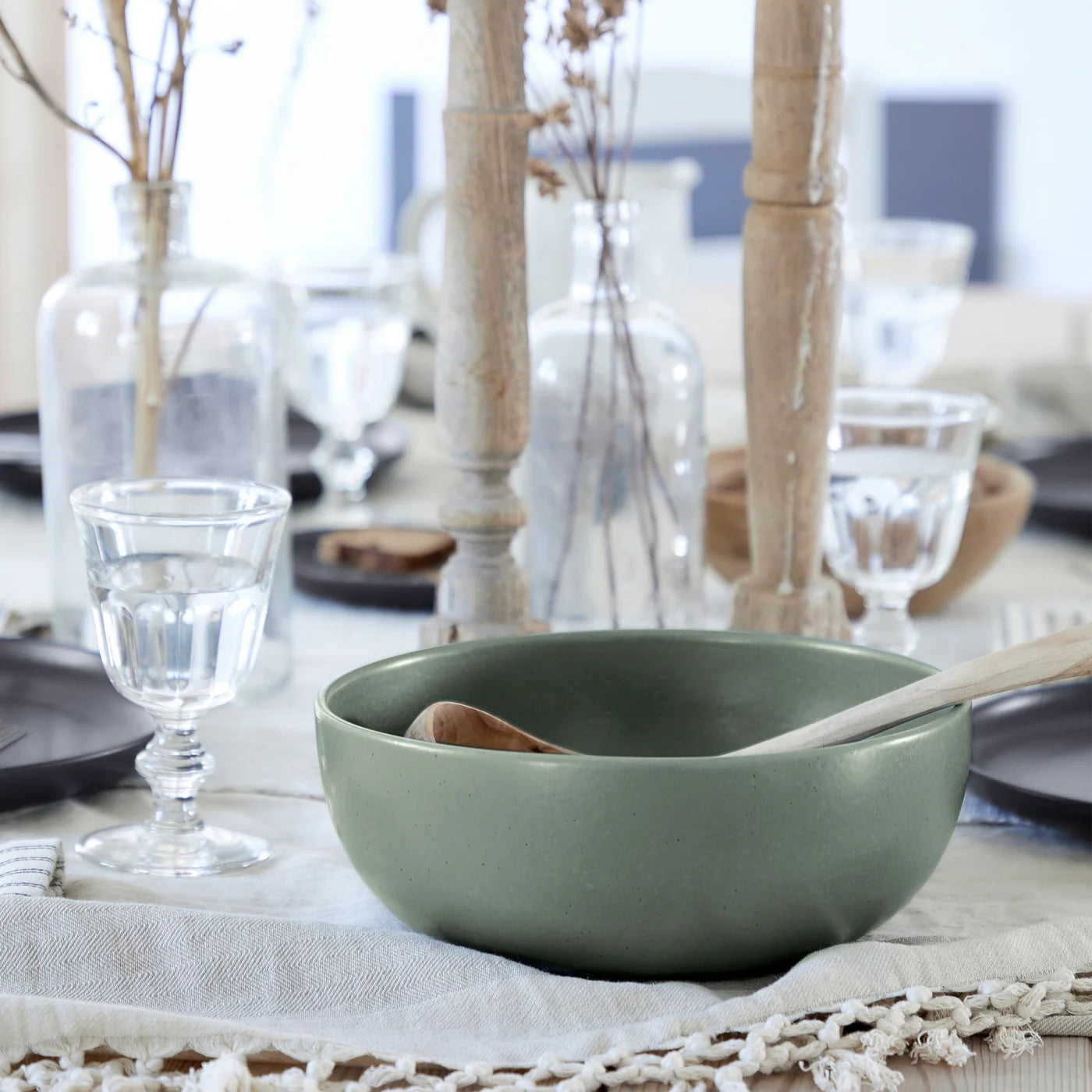 Saladier Pacifica 25 cm - vert artichaut
