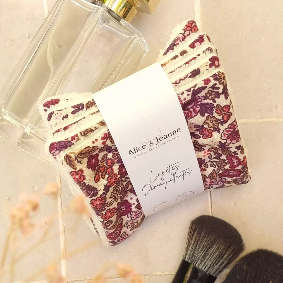 Lingettes démaquillantes lavables Lily