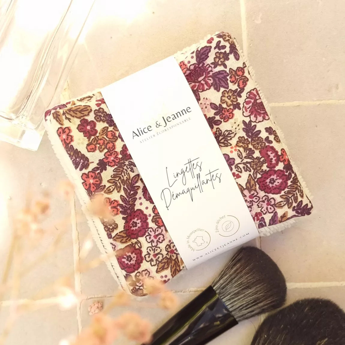 Lingettes démaquillantes lavables Lily