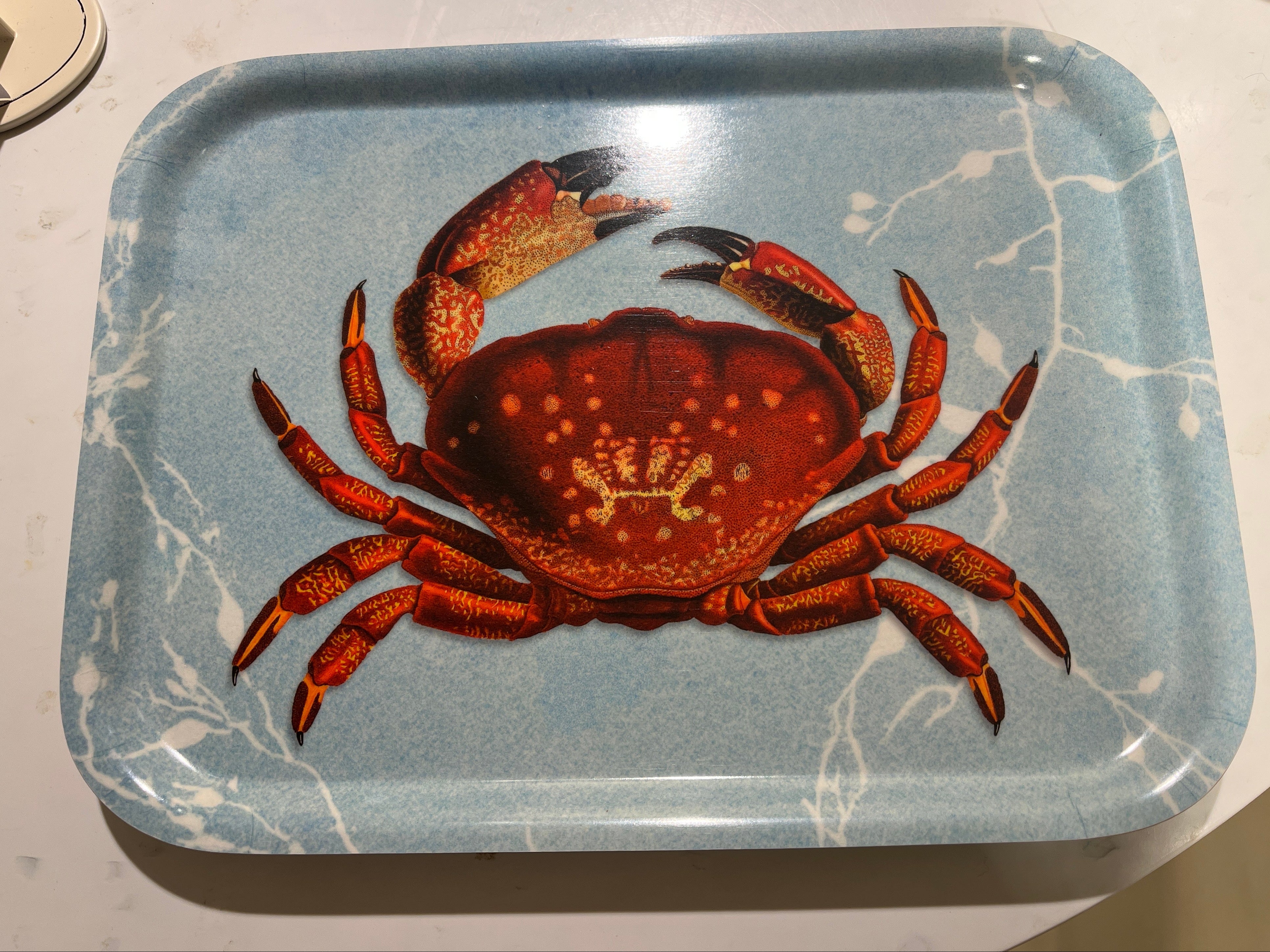Plateau en bouleau 27 x 20 cm - Crabe