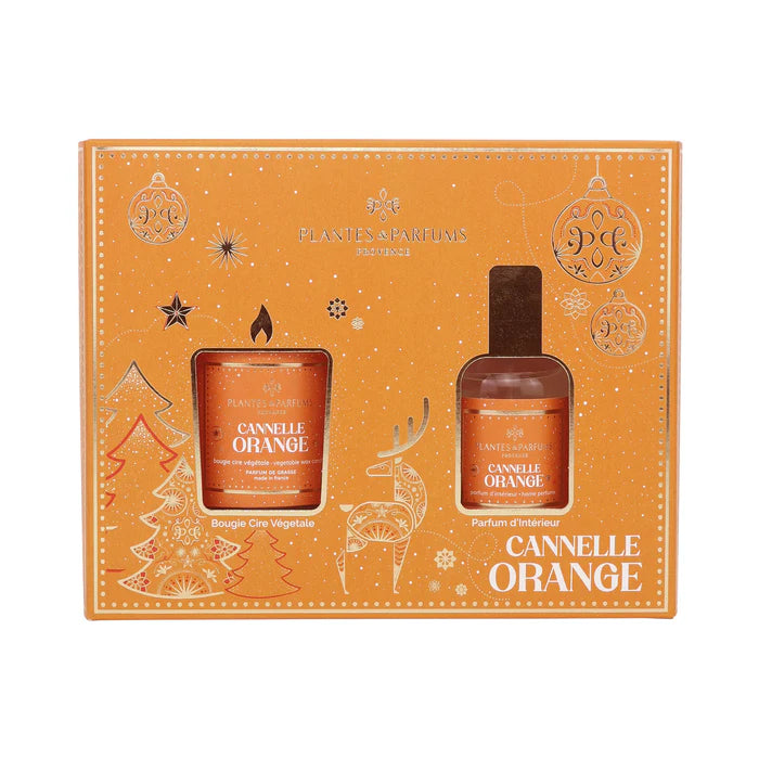 Coffret Cannelle Orange Bougie et Parfum