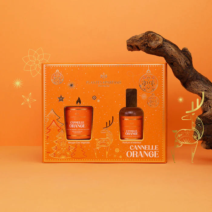 Coffret Cannelle Orange Bougie et Parfum