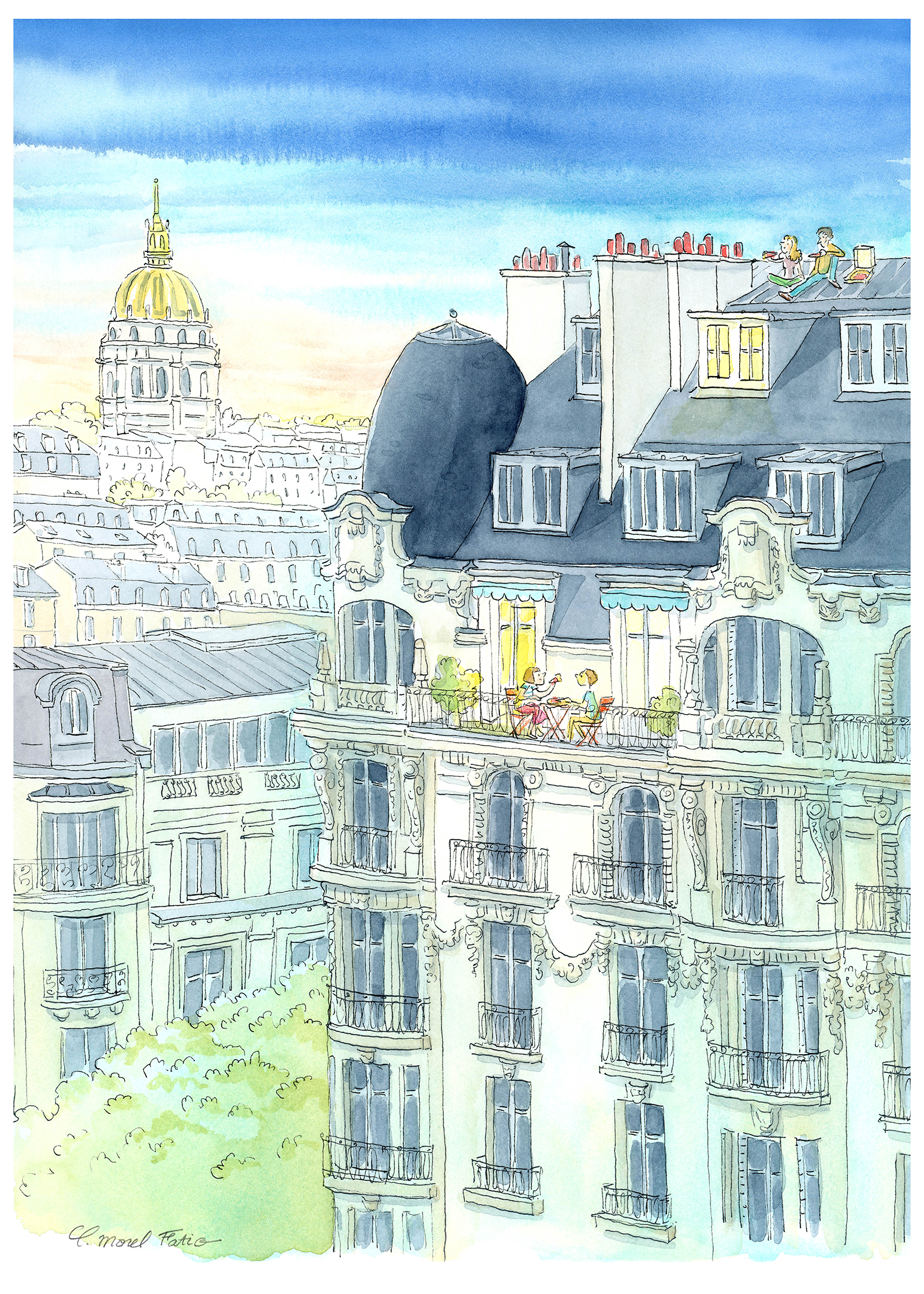 Affiche CLAIRE MOREL FATIO - SOIREE PIZZA