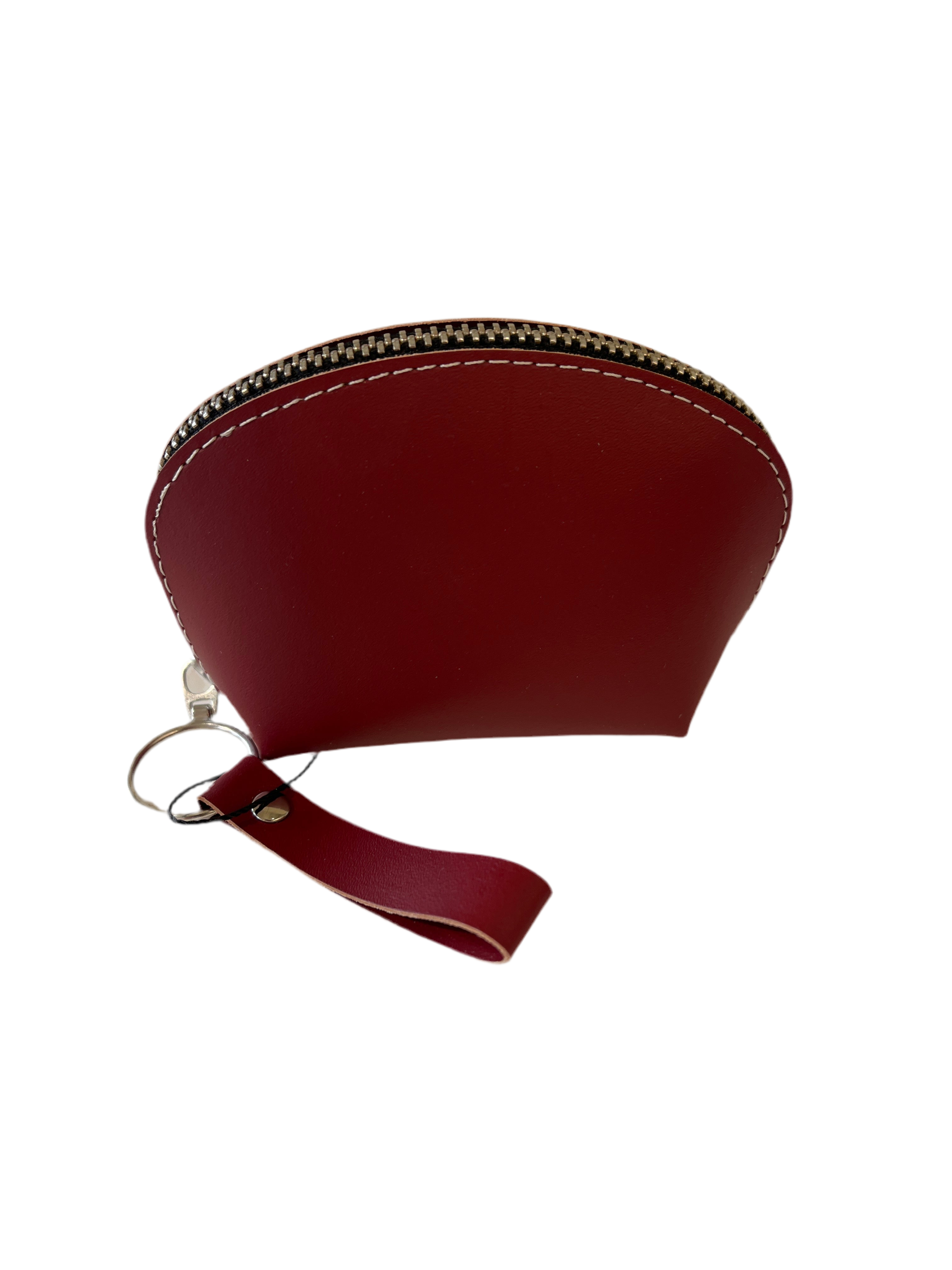 Petite trousse / Porte monnaie - Rouge Merlot