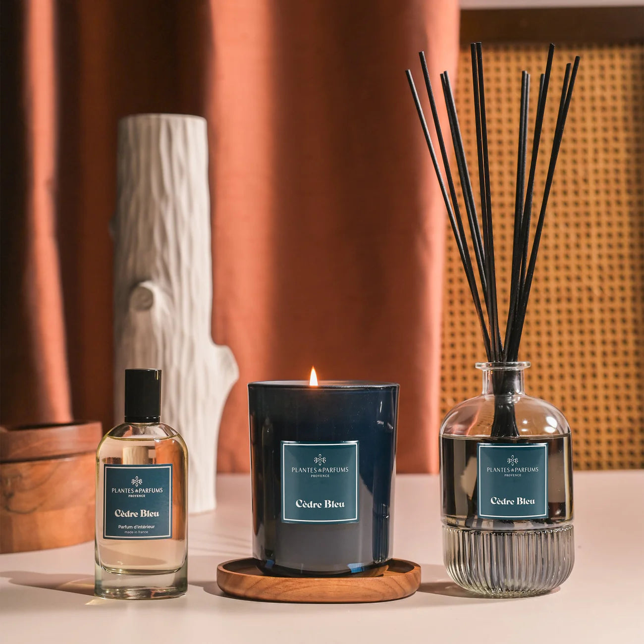 Bougie parfumée Cèdre Bleu - 420g