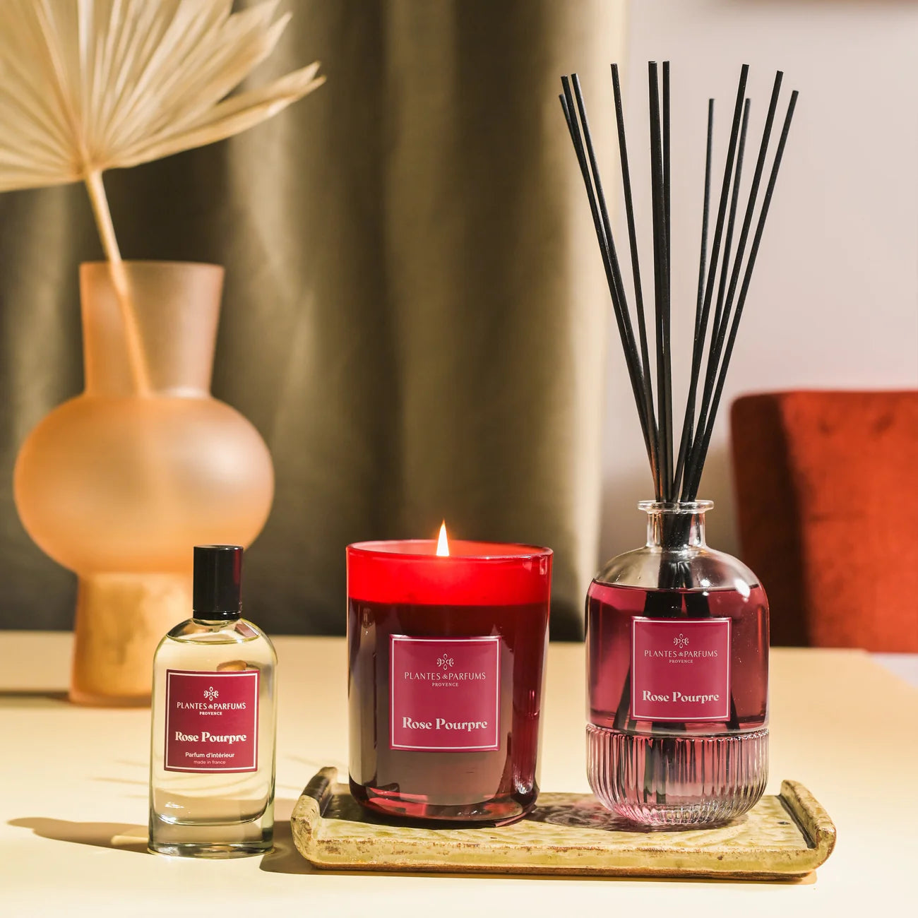 Bougie parfumée Rose Pourpre - 420g