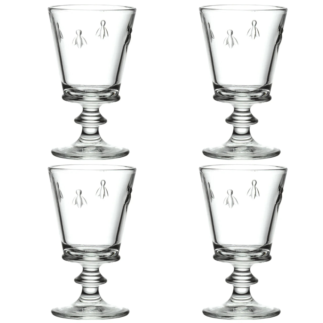 Coffret de 4 verres à vin ABEILLE