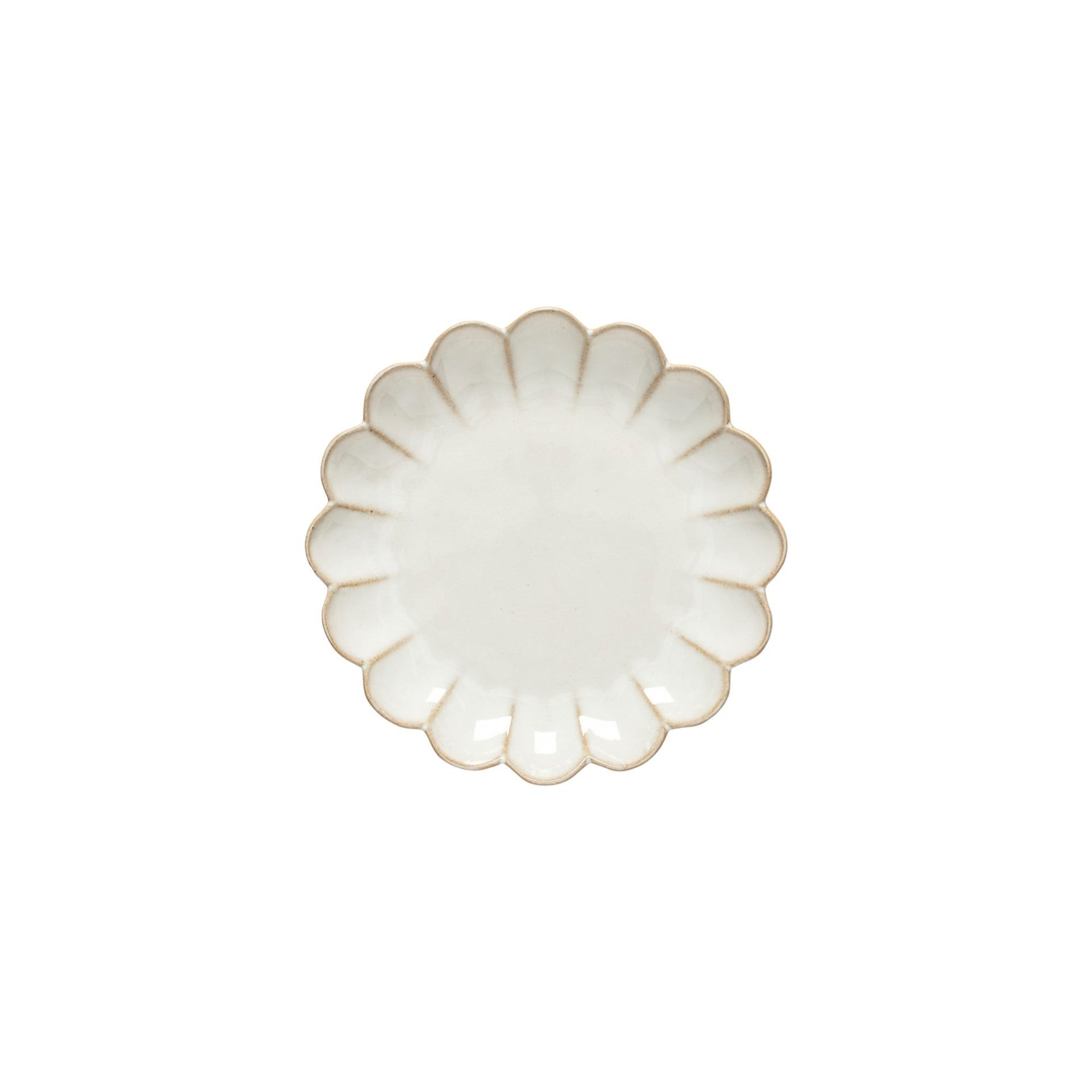 Petite assiette plate 19cm Marrakesh sable blanc