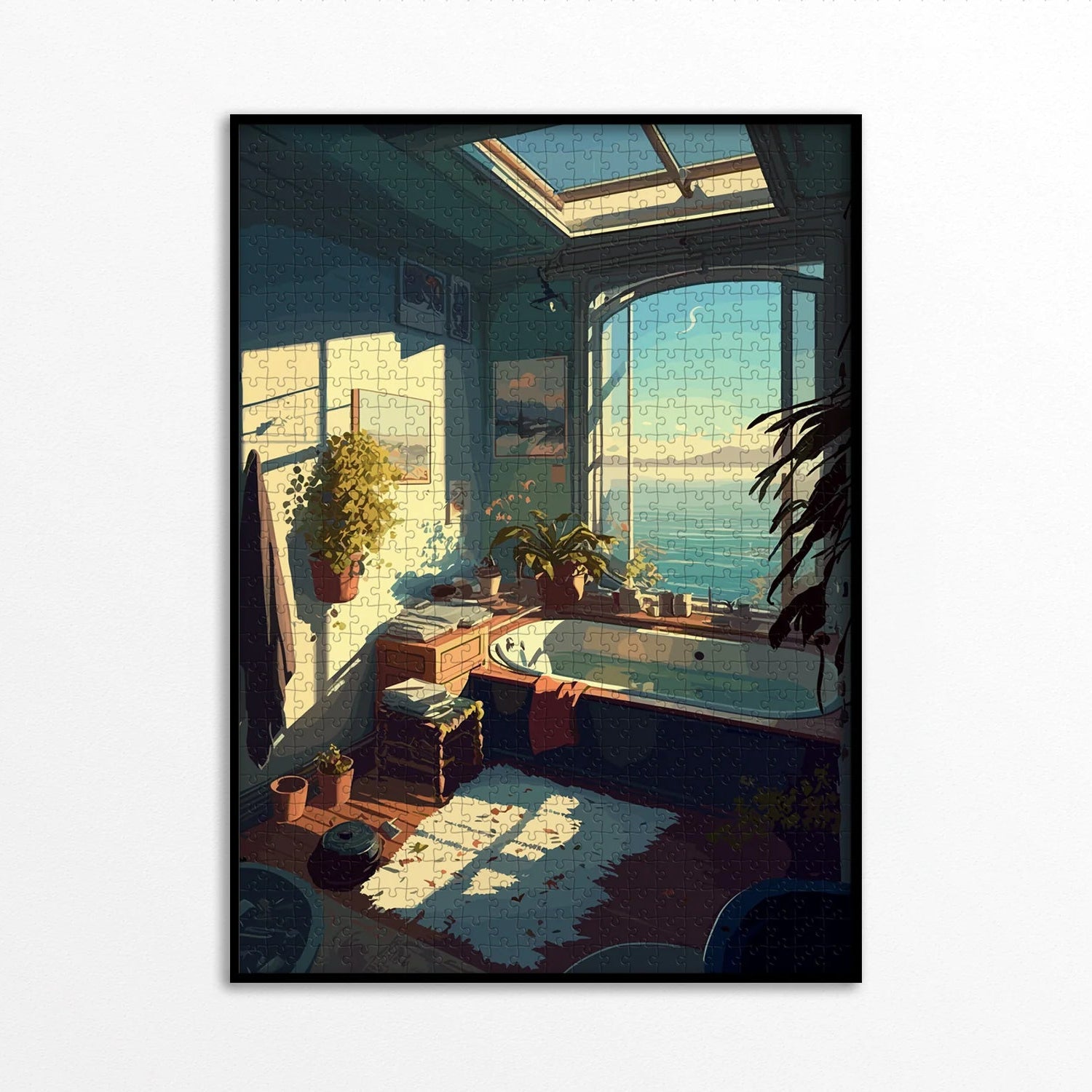 Puzzle 1000 pièces bain voyons