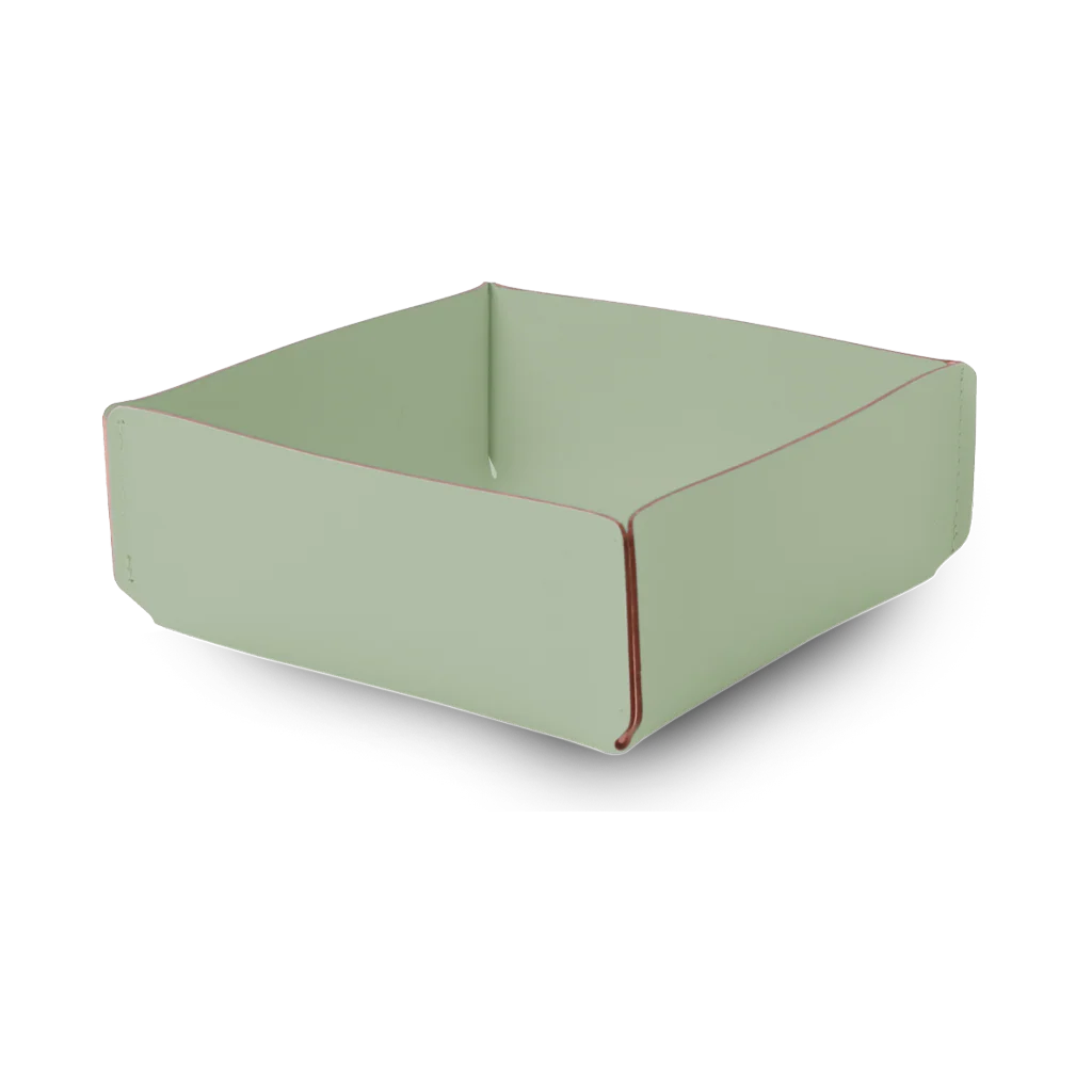 Panier de Rangement recyclé 21 x 21 cm - Vert Nil