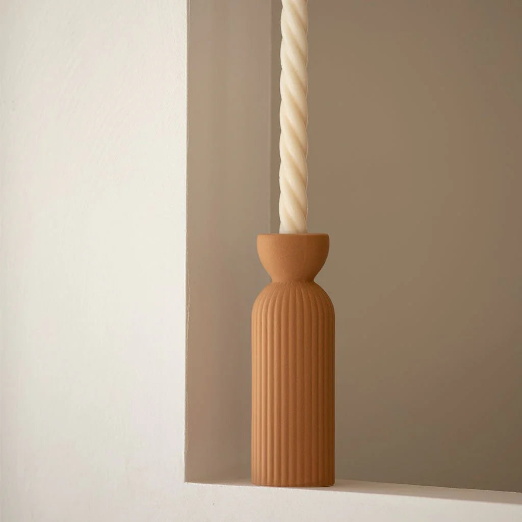 Bougeoir /vase Lus M miel