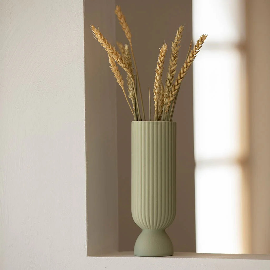 Bougeoir /vase Lus M vert