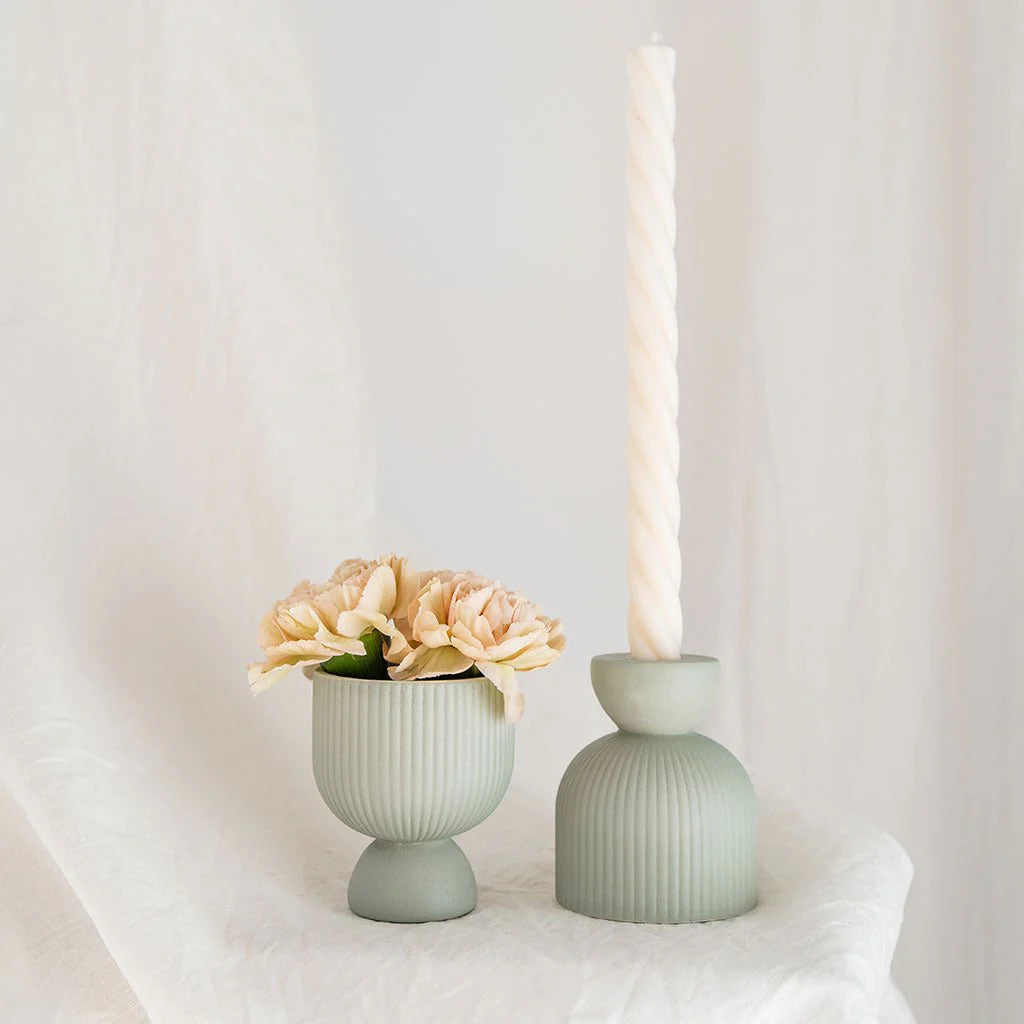Bougeoir Lus mini vert
