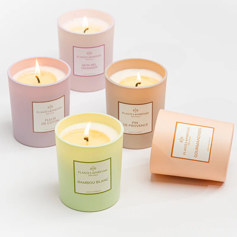 Bougie Végétale Pivoine & Muguet 180g avec étui