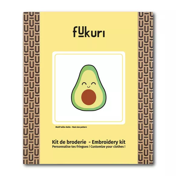 Kit Broderie - Avocat kawaii