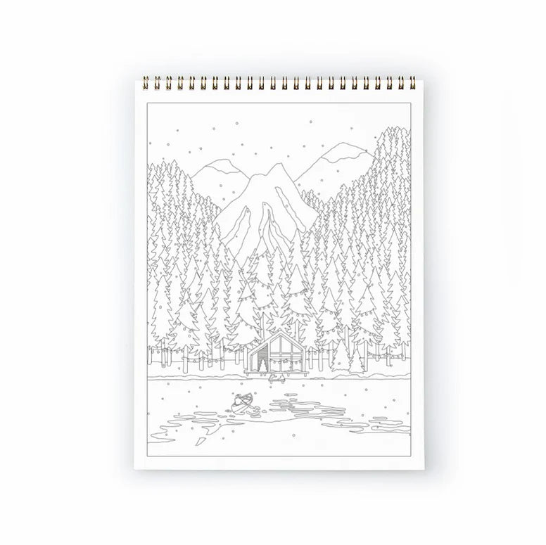 Cahier de coloriage - Winter coloring Book