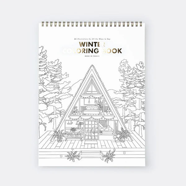 Cahier de coloriage - Winter coloring Book