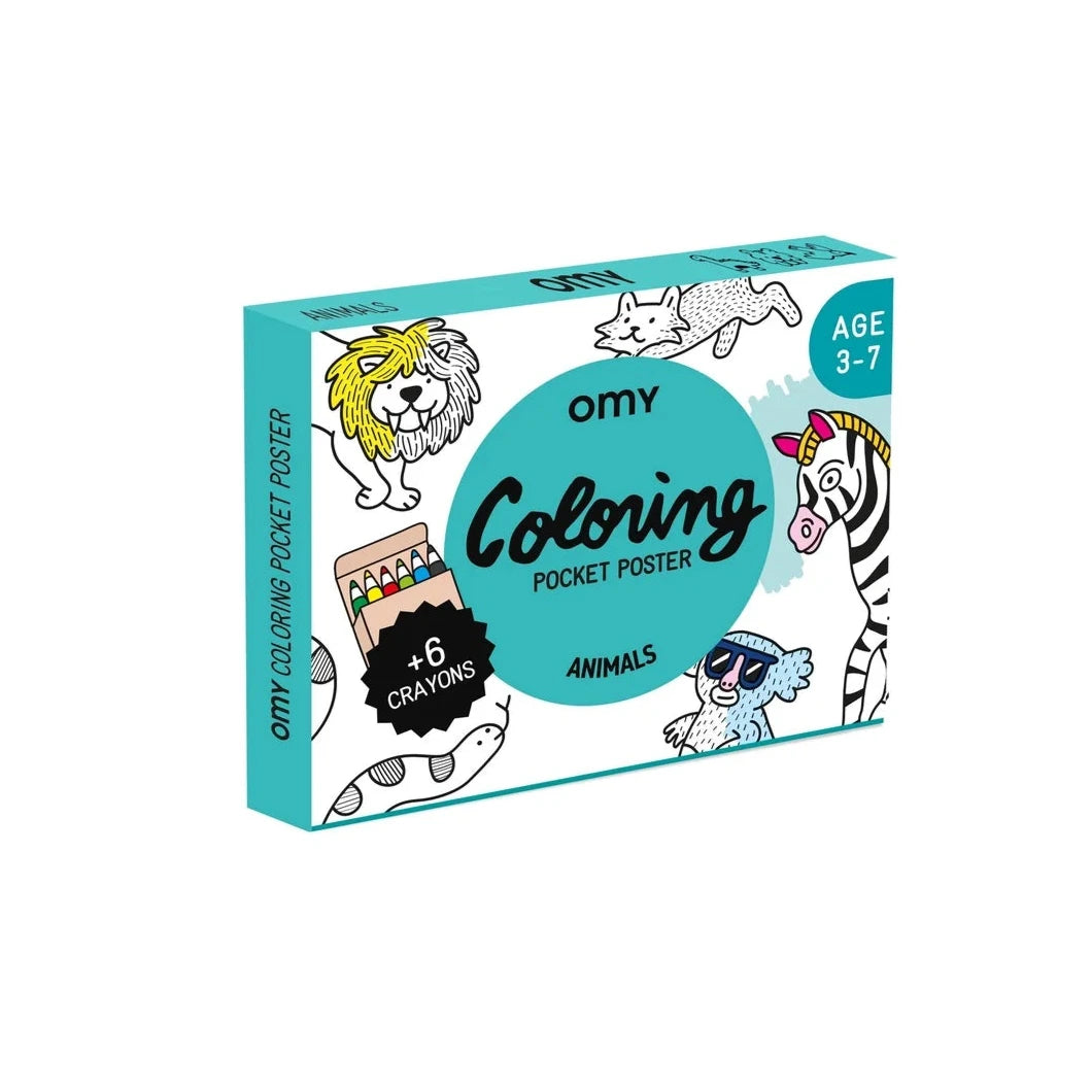 COLORIAGE POCKET - ANIMALS