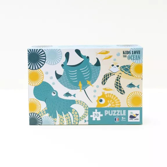 Puzzle Océans en papier recyclé - 70 pièces