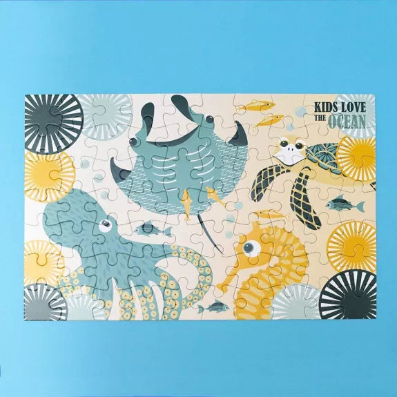 Puzzle Océans en papier recyclé - 70 pièces