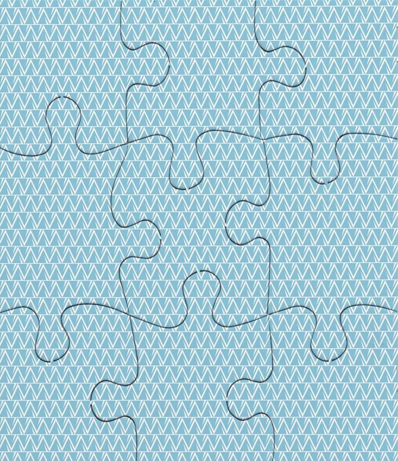 Puzzle Ours polaire en papier recyclé - 9 pièces