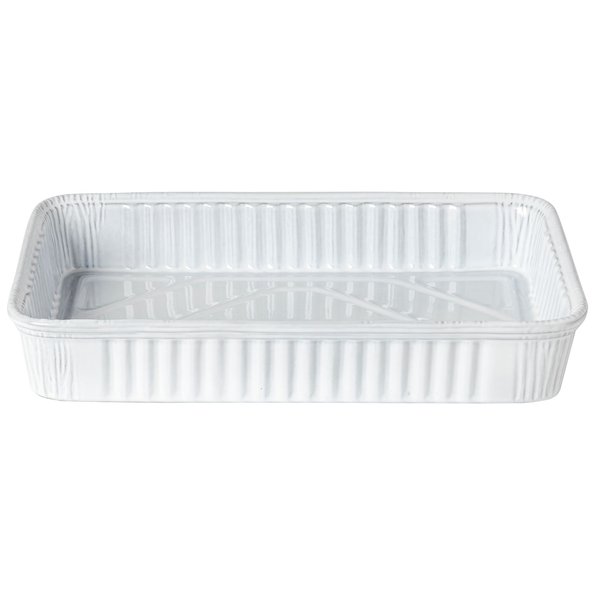 Plat à four blanc rectangulaire Festa - 33cm