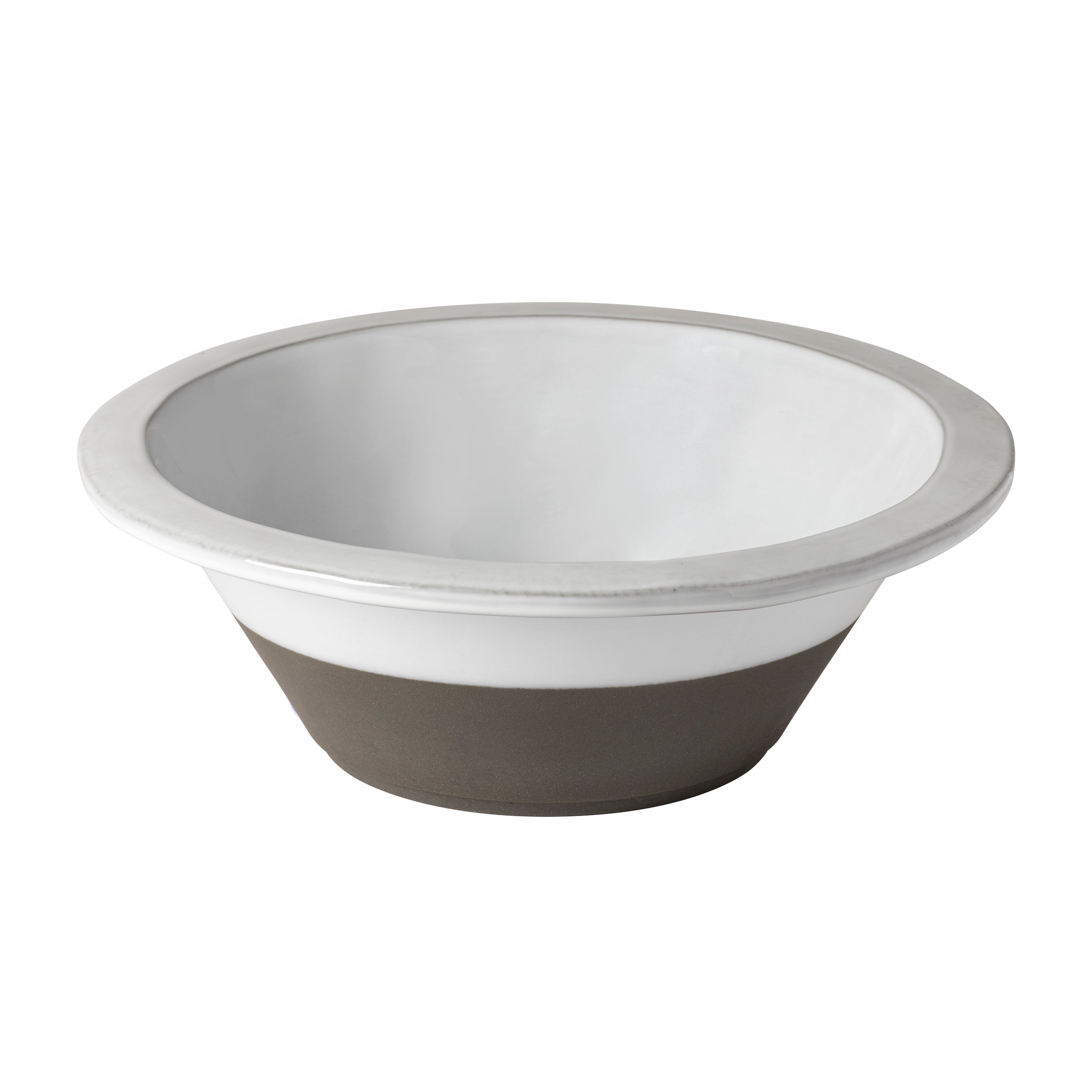 Saladier blanc en Ecogres, Plano - 30 cm
