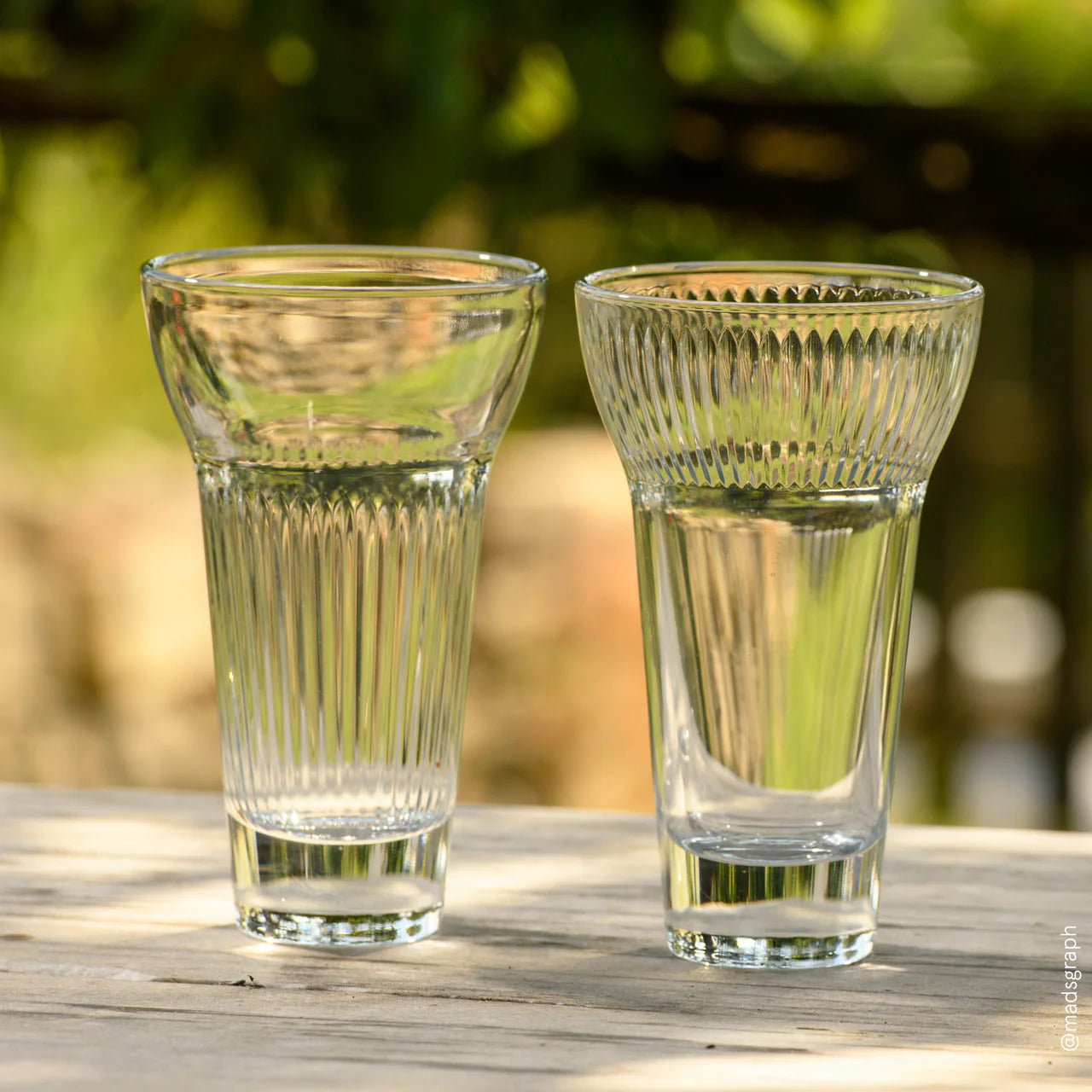 Coffret de 4 verres à pastis CALANQUES 2 x Fanny et 2 x Marius