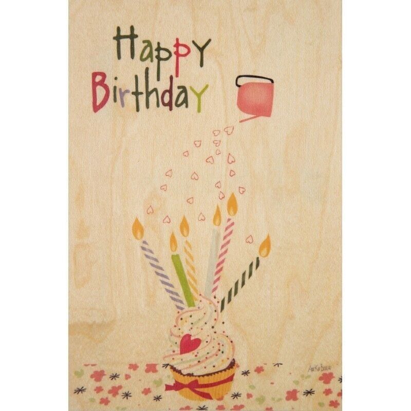 Carte Postale - Joyeux Anniversaire Muffin