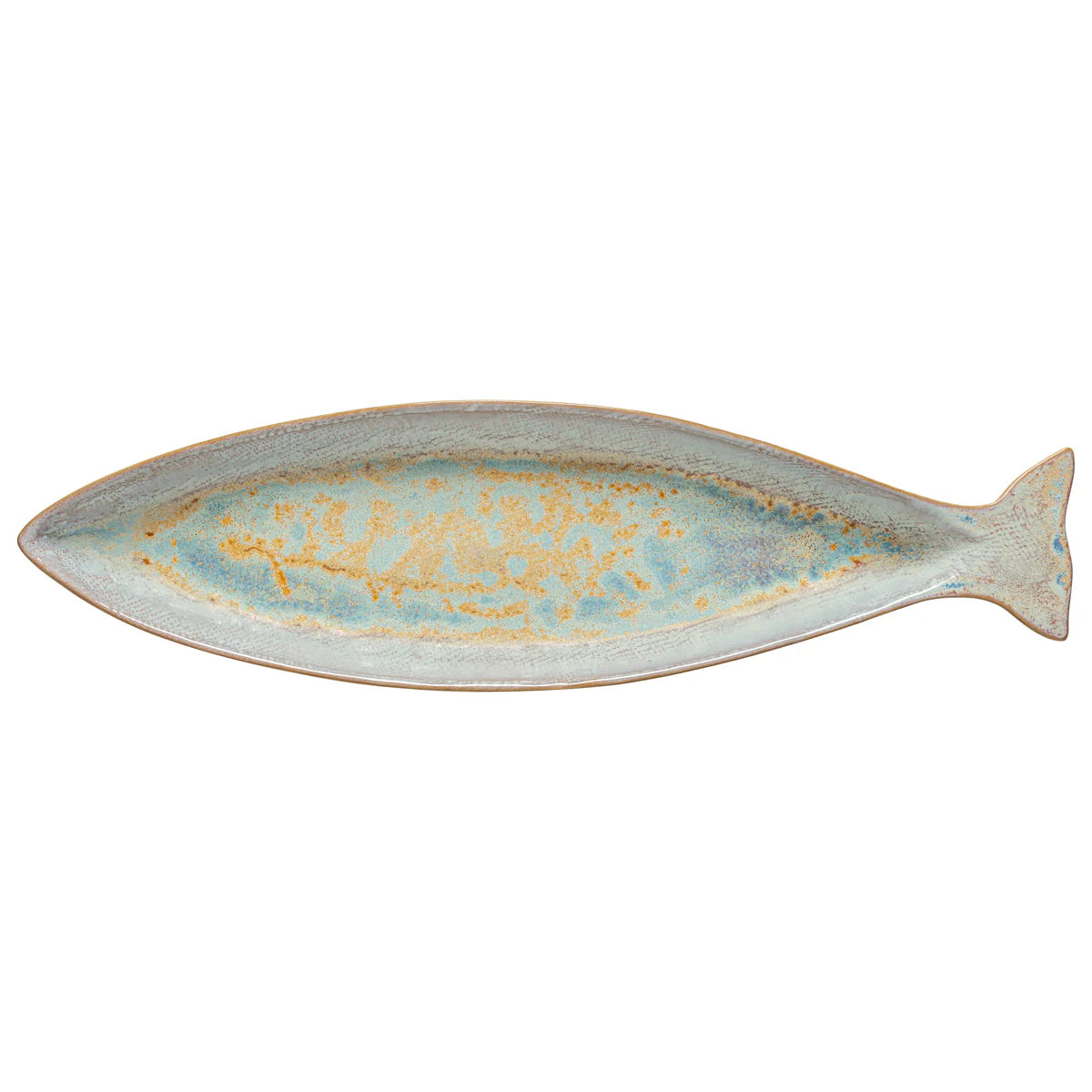 Plat Cavala poisson nacré - 43 cm
