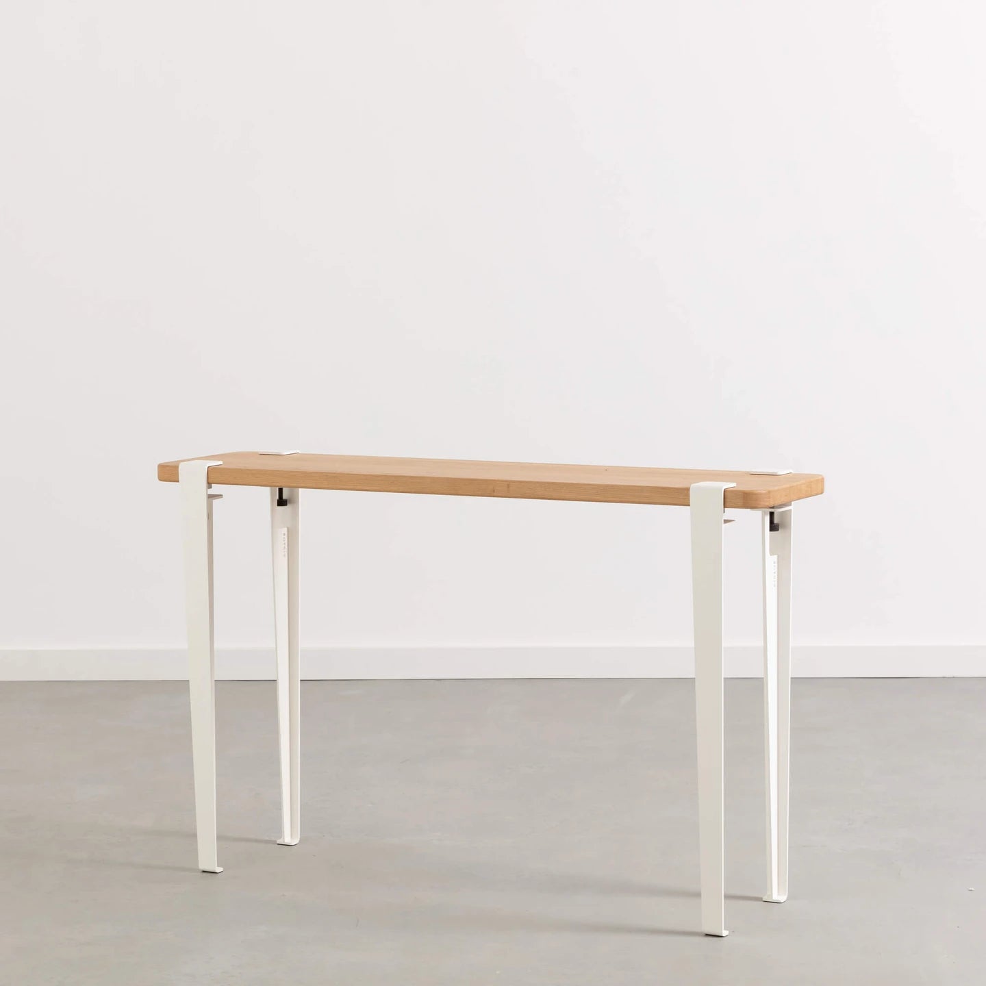 Console LIMA (bois ancien, blanc nuage)