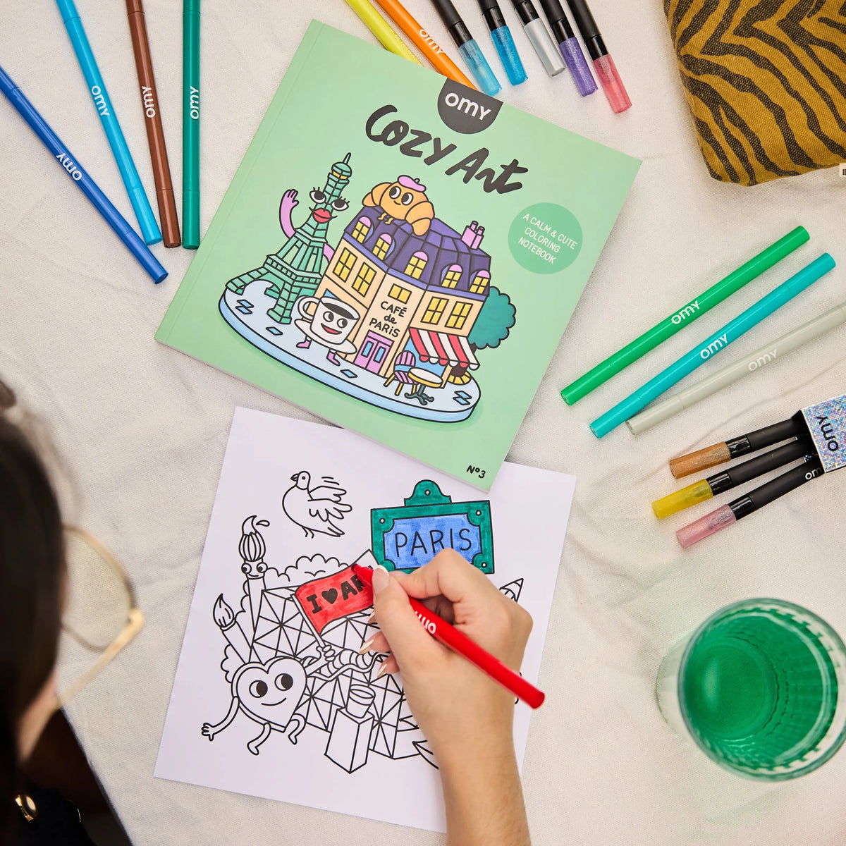 Cahier de coloriage - Cozy Art Paris