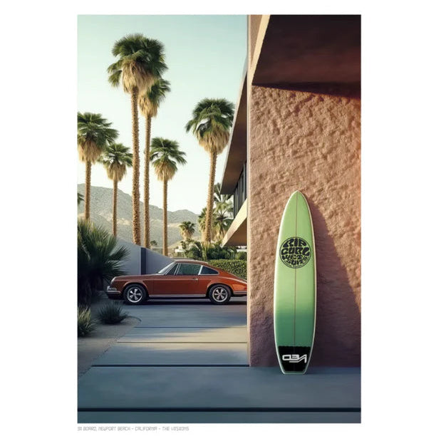 Affiche THE VISIONS - 040 911 Board, Newport Beach