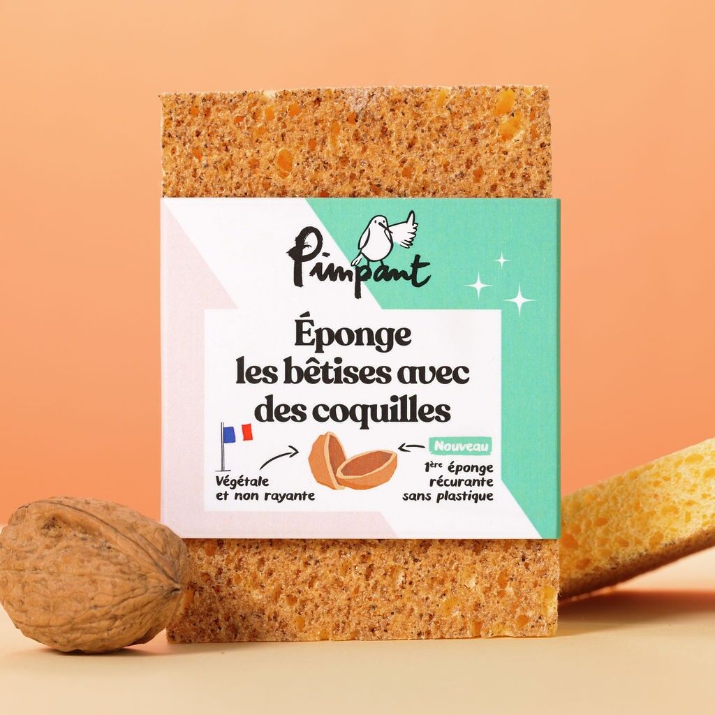 Eponges grattantes 100% recyclable - Lot de 2