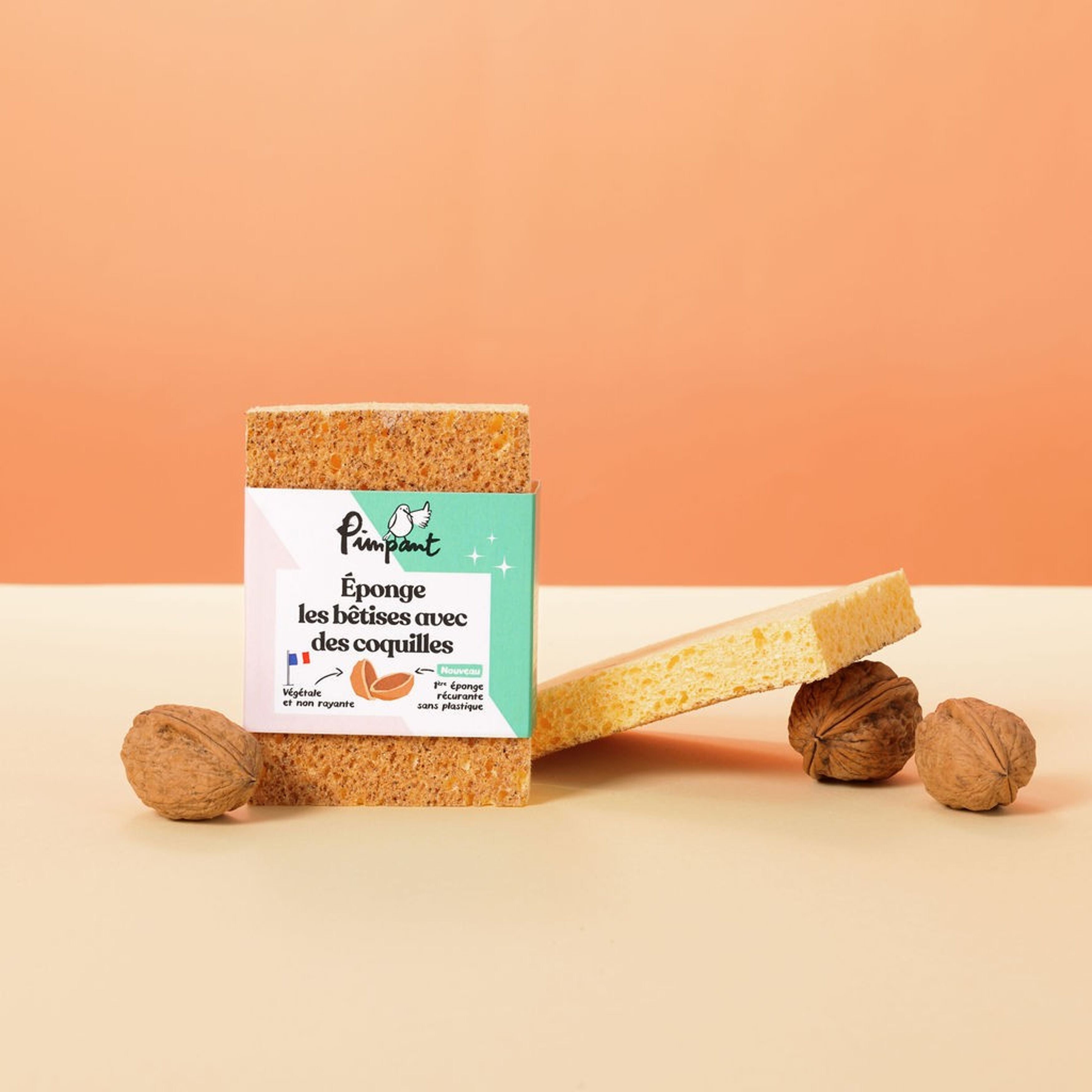 Eponges grattantes 100% recyclable - Lot de 2