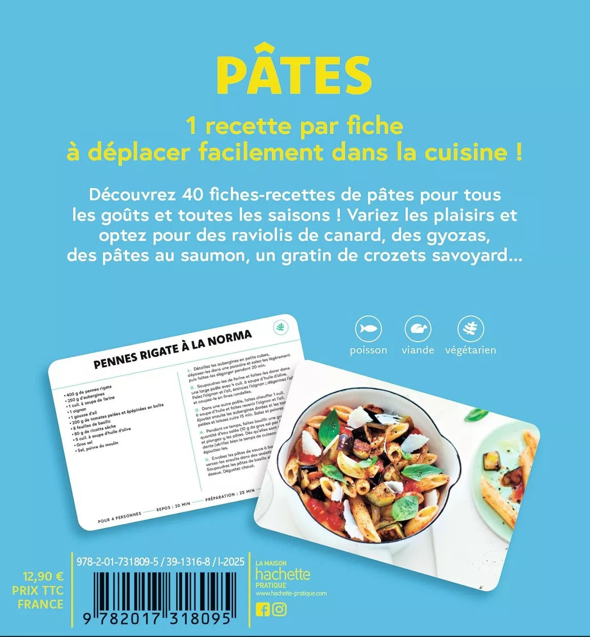 Coffret fiches recettes - Pâtes